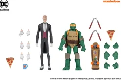 Collectibles Batman v Teenage Mutant Ninja Turtles Alfred & Michelangelo Action Figure 2-Pack<DC Fashion