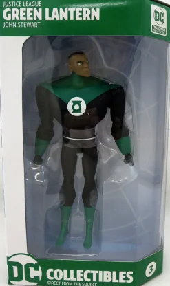 Justice League The Animated Series Green Lantern John Stewart Action Figure<DC Online