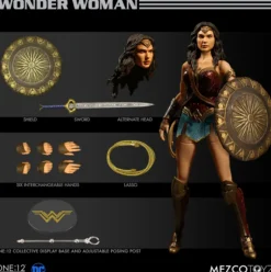 Mezco Wonder Woman One:12 Scale Action Figure<DC Clearance