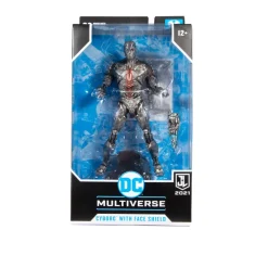 Multiverse McFarlane Justice League Zack Snyder Cyborg Helmet Action Figure<DC Best