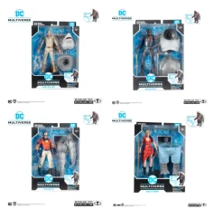 Multiverse McFarlane Suicide Squad King Shark Series Set of 4 Action Figures<DC New