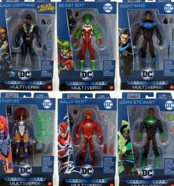 Multiverse Wave 11 Click N Collect Ninja Batman Set Of Six Action Figures<DC Best