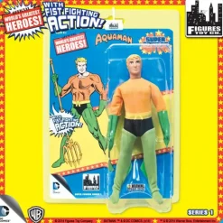 Retro Mego Kresge Style Super Powers Aquaman Action Figure<DC Discount