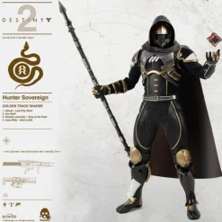 Destiny 2 ThreeZero Hunter Sovereign Golden Trace Shader 1:6 Scale Action Figure<Gaming Outlet