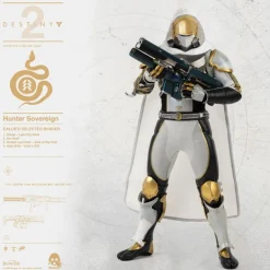 Destiny 2 ThreeZero Hunter Sovereign Calus Selected Shader 1:6 Scale Action Figure<Gaming Hot