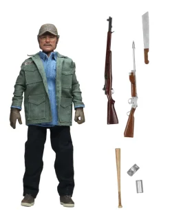 Jaws Neca Sam Quint 8 Inch Clothed Action Figure<TV & Movie Pop Culture New