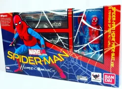 Bandai SH Figuarts Homecoming Spider-Man Home Made Suit w/ Wall Action Figure<Marvel Hot