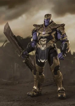 Bandai SH Figuarts Avengers End Game Final Battle Thanos Action Figure<Marvel New