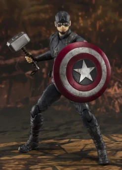 Bandai SH Figuarts Avengers End Game Final Battle Captain America Action Figure<Marvel Outlet