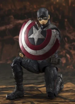 Bandai SH Figuarts Avengers End Game Final Battle Captain America Action Figure<Marvel Outlet