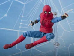Bandai SH Figuarts Homecoming Spider-Man Home Made Suit w/ Wall Action Figure<Marvel Hot