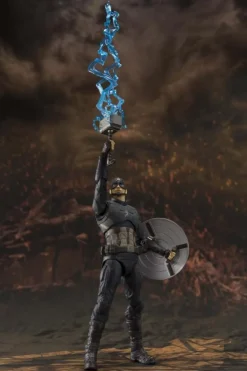 Bandai SH Figuarts Avengers End Game Final Battle Captain America Action Figure<Marvel Outlet