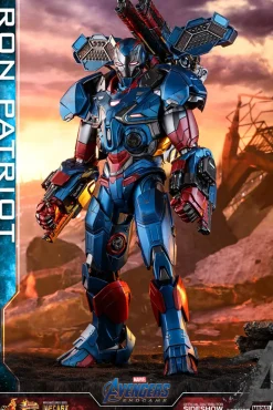 Hot Toys Avengers Endgame Iron Patriot Diecast 1:6 Scale Action Figure MMS547D34<Marvel Outlet