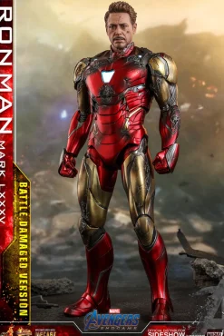 Hot Toys Avengers Endgame Battle Damaged Iron Man Mark LXXXV Diecast 1:6 Scale Action Figure MMS543D33<Marvel Clearance