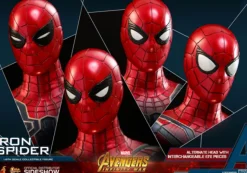Hot Toys Infinity War Spider-Man Iron Spider 1:6 Scale Action Figure MMS482<Marvel Discount