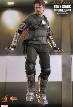 Hot Toys Iron Man Tony Stark Mech Test Deluxe 1:6 Scale Action Figure MMS582<Marvel New