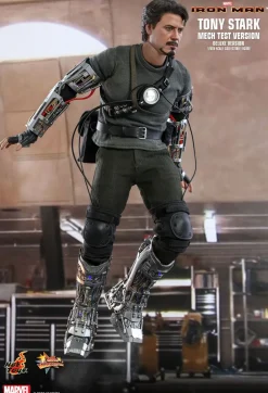 Hot Toys Iron Man Tony Stark Mech Test Deluxe 1:6 Scale Action Figure MMS582<Marvel New