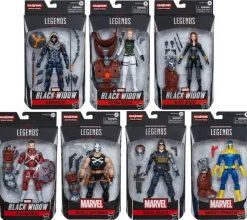 Legends Black Widow Series BAF Crimson Dynamo Set of 7 Action Figure<Marvel Best