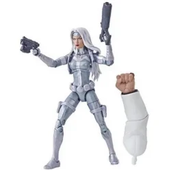 Legends Spider-Man Kingpin Series Silver Sable Action Figure<Marvel New