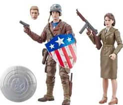 Legends 80th Anniversary Series Captain America & Peggy Carter Action Figure 2-pack<Marvel Hot