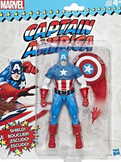 Legends Vintage Collection Captain America Action Figure<Marvel Clearance