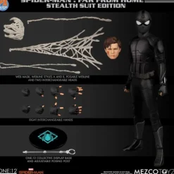 Mezco Far From Home Spider-Man Stealth Suit PX Exclusive One:12 Scale Action Figure<Marvel Online