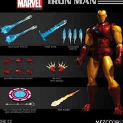 Mezco Iron Man One:12 Scale Action Figure<Marvel Outlet