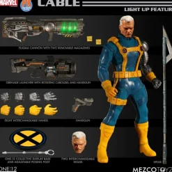 Mezco PX Exclusive X-Men Cable 1990 One:12 Scale Action Figure<Marvel Clearance
