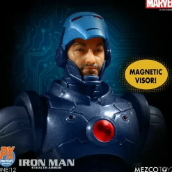 Mezco PX Exclusive Iron Man Stealth Armour One:12 Scale Action Figure<Marvel Fashion