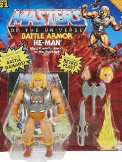 Masters Of The Universe Origins Deluxe Battle Armor He-Man Action Figure<TV & Movie Pop Culture Fashion