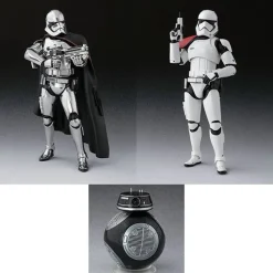 Bandai SH Figuarts Exclsuve Last Jedi Captain Phasma & First Order Stormtrooper & BB-9E Action Figure Set Sealed<Star Wars Fashion
