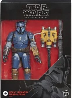 Black Series Exclusive Mandalorian Heavy Infantry Action Figure<Star Wars Clearance
