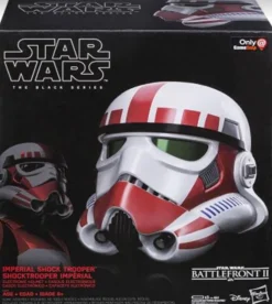 Black Series Exclusive Battlefront II Imperial Shocktrooper Helmet 1:1 Scale Prop Replica<Star Wars Fashion