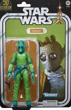 Black Series 50th Anniversary Lucasfilm Exclusive Greedo Action Figure<Star Wars Discount