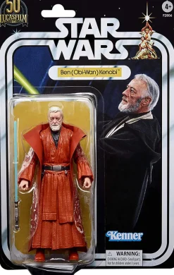 Black Series 50th Anniversary Lucasfilm Exclusive Obi-Wan Kenobi Action Figure<Star Wars Online