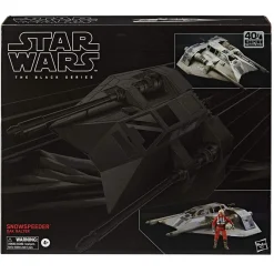 Black Series 40th Anniversary Empire Strikes Back Snowspeeder Vehicle w/ Dak Raltar Action Figure<Star Wars Clearance