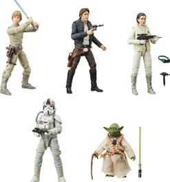 Black Series 40th Anniversary Empire Strikes Back Wave 1 Set of 5 Action Figures<Star Wars Clearance