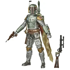 Black Series 40th Anniversary Empire Strikes Back Exclusive Carbonized Boba Fett Action Figure<Star Wars Discount