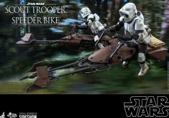 Hot Toys Return Of The Jedi Scout Trooper & Speeder Bike 1:6 Scale Action Figure MMS612<Star Wars New