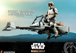 Hot Toys The Mandalorian Scout Trooper & Speeder Bike 1:6 Scale Action Figure TMS017<Star Wars Hot