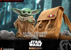 Hot Toys The Mandalorian Scout Trooper & Speeder Bike 1:6 Scale Action Figure TMS017<Star Wars Hot