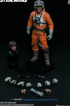 Sideshow Collectibles Luke Skywalker Rogue Group Snowspeeder Pilot 1:6 Scale Action Figure<Star Wars Discount