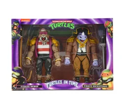 Neca Turtles In Time Pirate Bebop & Rocksteady Action Figure 2-Pack<Teenage Mutant Ninja Turtles New