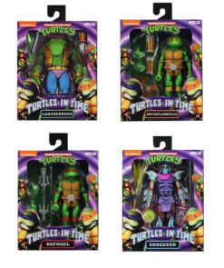 Neca Turtles In Time Series 2 set of 4 Action Figures<Teenage Mutant Ninja Turtles Best