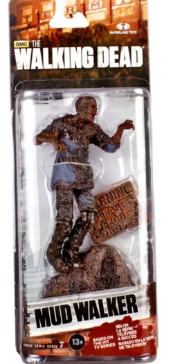 The Walking Dead Tv Series 7 Seven Action Figure Mud Walker Zombie<TV & Movie Pop Culture Sale