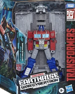 Earthrise War For Cybertron Leader Optimus Prime w/ Trailer Action Figure<Transformers Sale