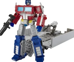 Earthrise War For Cybertron Leader Optimus Prime w/ Trailer Action Figure<Transformers Sale