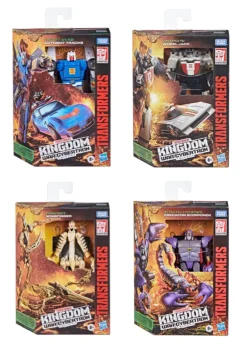 Kingdom War For Cybertron Deluxe Wave 3 Set of 4 Action Figures<Transformers New