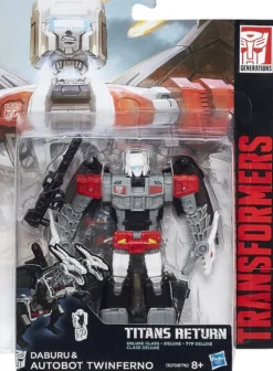 Titans Return Deluxe Class Autobot Daburu & Twinferno Action Figure<Transformers Discount