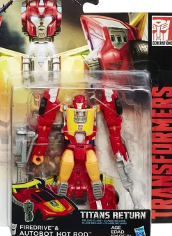 Titans Return Deluxe Class Autobot Firedrive & Hot Rod Action Figure<Transformers Online